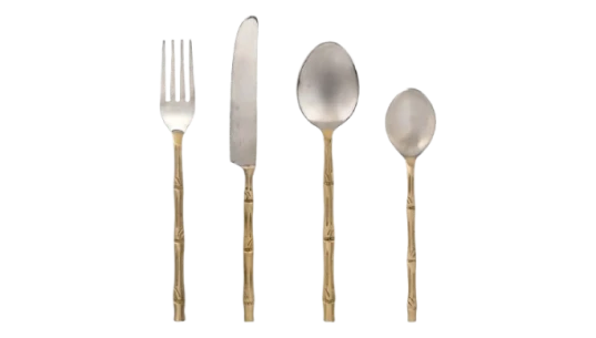 Bamboo Cutlery Set of 24