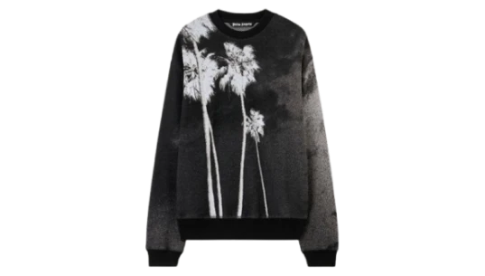 Decoding Palm Culture Sweater - Black/White