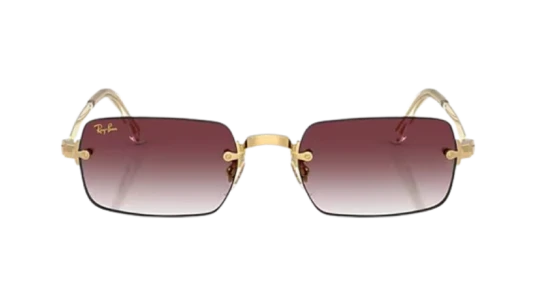 RB3928 - Polished Arista Gold / Clear Gradient Dark Violet