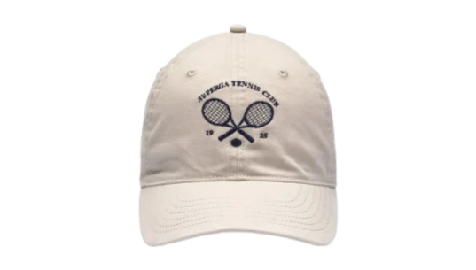 Tennis Match Cap Sand-Navy
