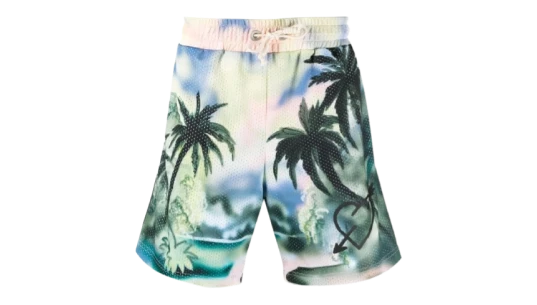 Paradise Mesh Track Shorts - Multicolor