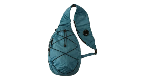 Nylon B Lens Crossbody Rucksack - Aegean Blue