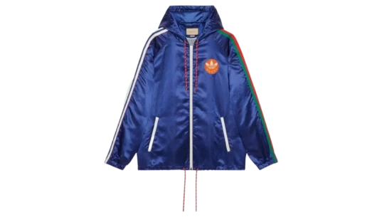 Satin Nylon Jacket - Blue