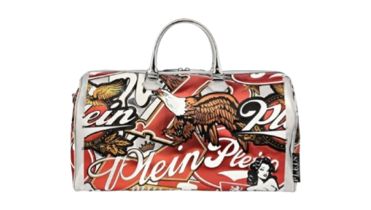 Embossed Travel Bag 3D Plein Eagle-Print - Multicolor