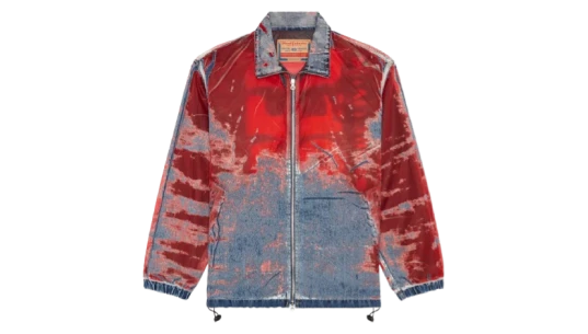 D-Krap Devoré-Denim Jacket - Multicolor