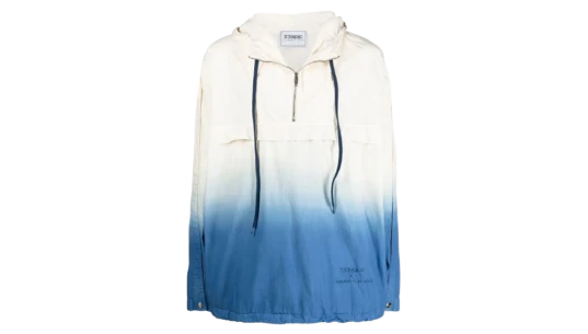 Gradient Windbreaker - Cream/Blue