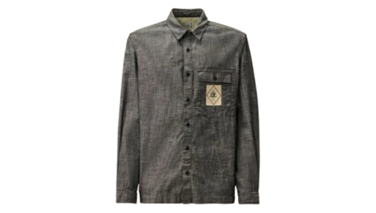 Chambray Longsleeve Button Shirt - Grey