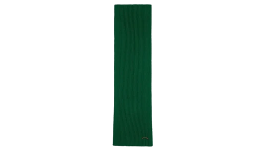 Virgin-Wool Scarf - Green