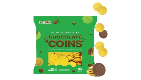 St. Patrick's Day Lucky Chocolate Coins 25 Pack