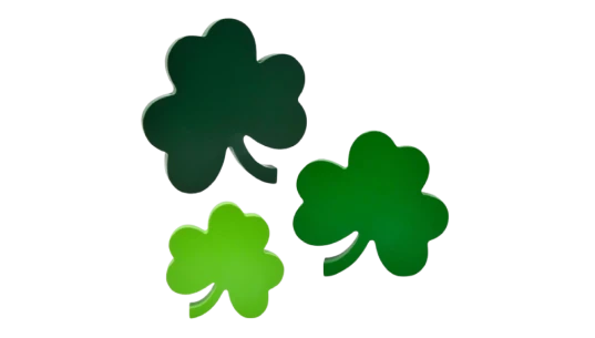 St. Patrick’s Day Wooden Shamrock Signs Set of 3