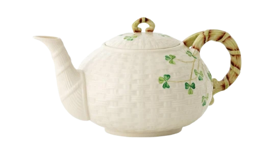 Shamrock Teapot 1L - White