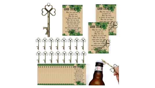 Bulk Shamrock Skeleton Key Beer Bottle Opener