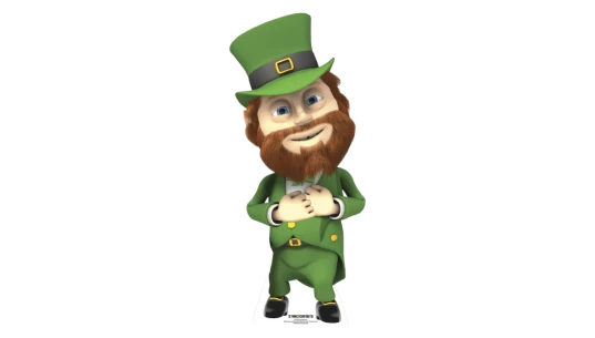 Leprechaun Cardboard Cutout Standup - Multicolor/Clear