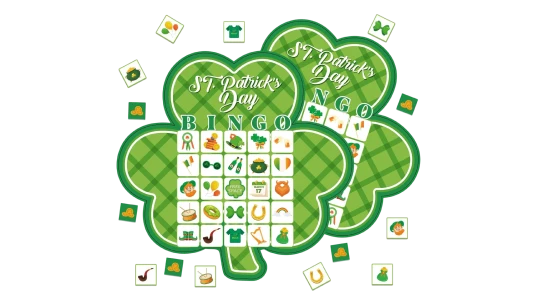 24 Player St. Patrick's Day Themed Bingo Game