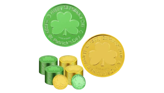 St. Patrick's Day Gold Coins 100 Pack