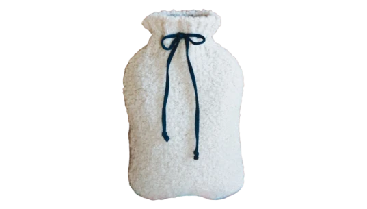 LILOU Hot Water Bottle Cover in Curly Alpaca - Light Beige