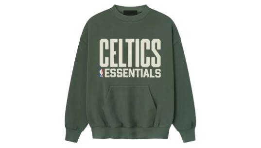 Shamrock Graphic Crew Neck - Green/White