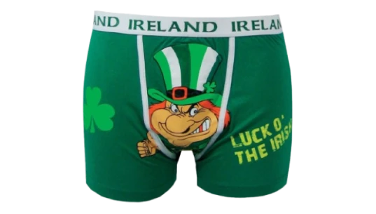 Luck O' The Irish Leprechaun Boxers - Multicolor