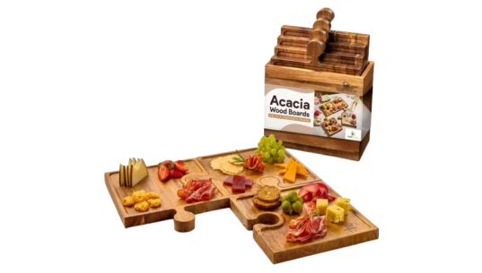 Wooden Charcuterie Boards Set Of 4