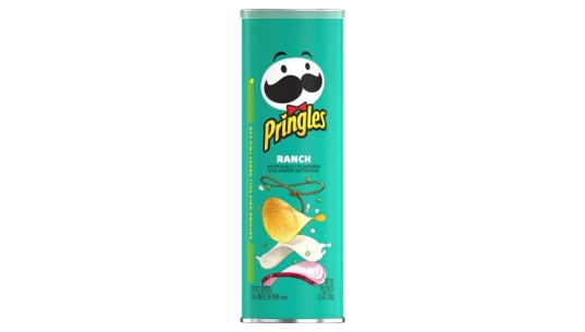 Pringles Potato Crisps Ranch 158g Pack Of 12