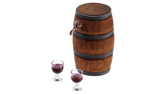 Miniature Wooden Beer Barrel