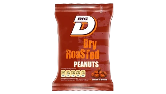 Dry Roasted Peanuts Large Bag 200g