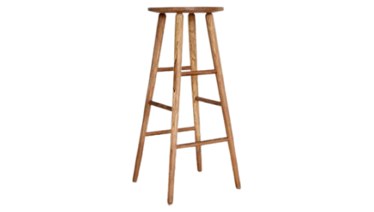 The STABLE Wooden High Stool