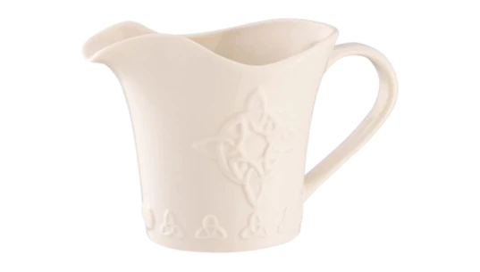 Classic Trinity Knot Cream Jug - White