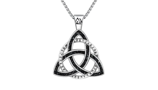 Celtic Pendant Necklace 925 Sterling Silver