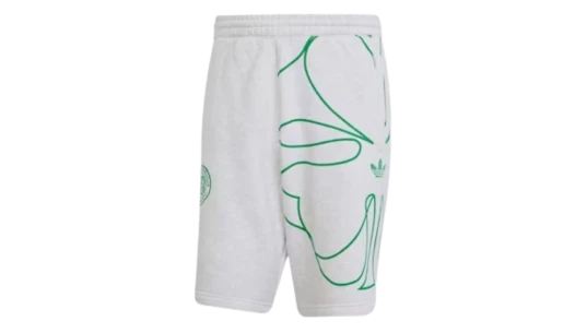 St. Patrick Day Shorts - Light Grey Heather Green