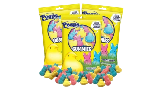 Peeps Gummies Marshmallow Flavored Bunnies & Chicks Pack Of 3