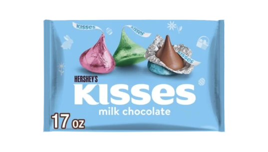 KISSES Milk Chocolate Easter Candy Bag 482g