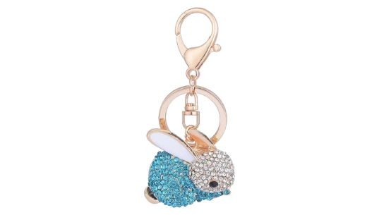 Rabbit Keyring Charm - Multicolor