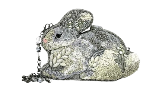 Hop To It Beaded & Rhinestone-Embellished Rabbit Handbag