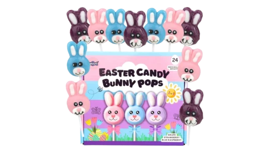 Easter Candy Bunny Lollipops 24 Count