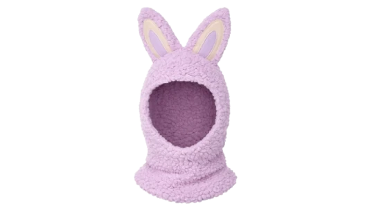 Bunny Ears Hood - Purple