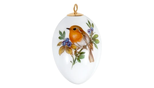 Easter Egg Bird Painting Robin