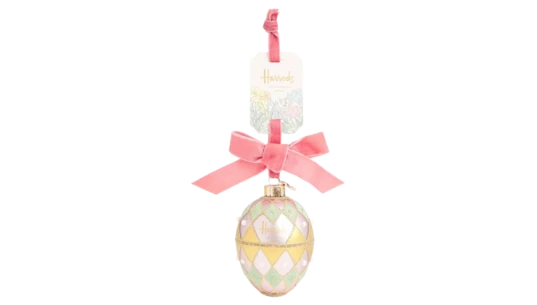 Glass Easter Egg Decoration