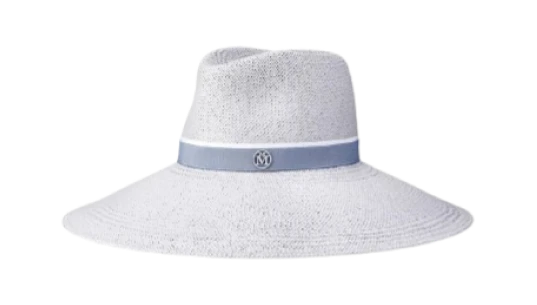 Anne Ribbon-Detailed Hat - Pastel Blue