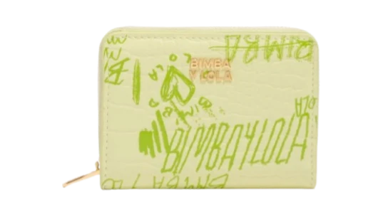Logo Zip Wallet - Pastel Green