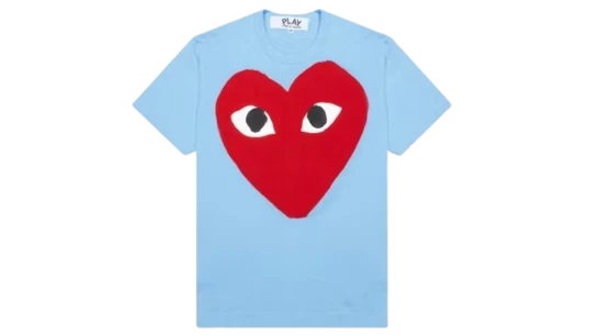 Pastelle Red Heart T-Shirt - Blue