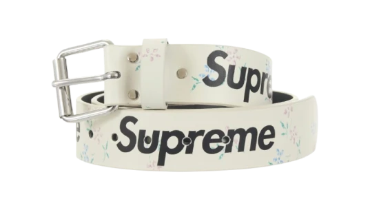 Repeat Leather Belt Floral - Multicolor