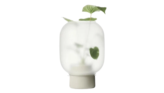 Nebl Ceramic Flowerpot - Light Grey