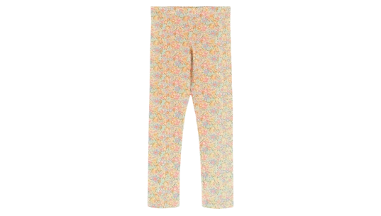 Floral Print Leggings - Multicolor