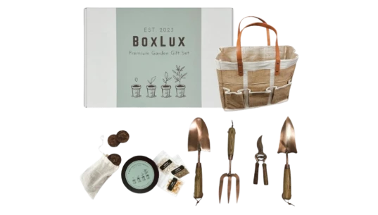 Copper Gardening Tools Gift Set