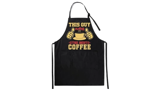 Barista Apron This Guy Makes The Best Coffee - Black