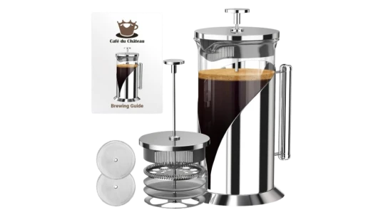 French Press Coffee Maker 1L - Stainless Steel