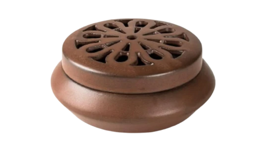 Ceramic Zen Incense Burner Holder - Brown