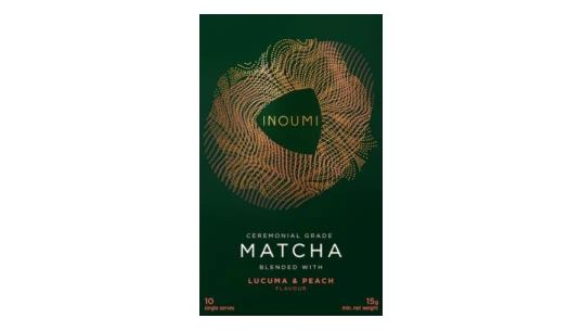 Ceremonial Grade Lucuma & Peach Matcha Sachets (Pack of 10)