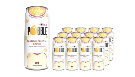 Pobble Bursting Bubble Tea 490g Pack Of 12 Cans
